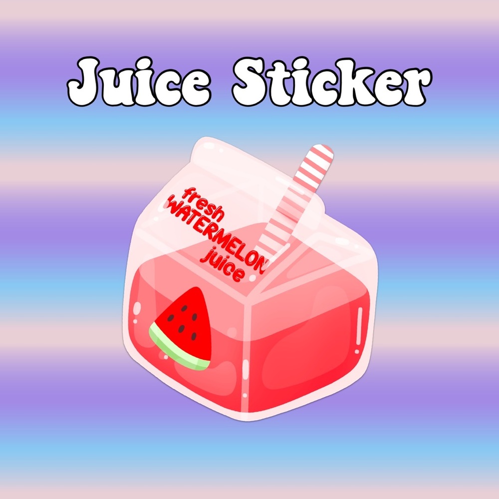 5/$5 Kawaii Sticker Juice Box
